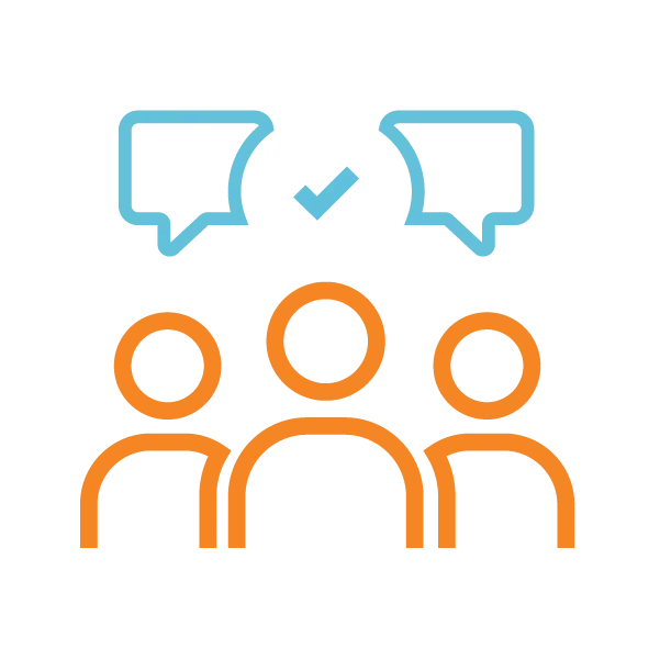 focus group communication icon