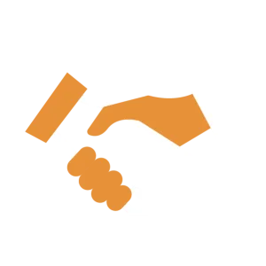 public relations handshake icon