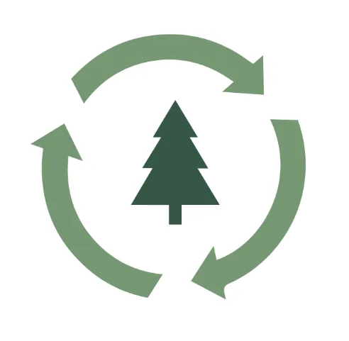 5518 recycling tree icon